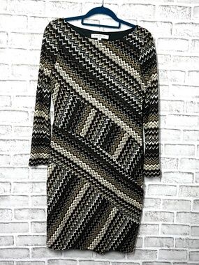 👗 |•EVAN-PICONE•| Zigzag Dress Size 8